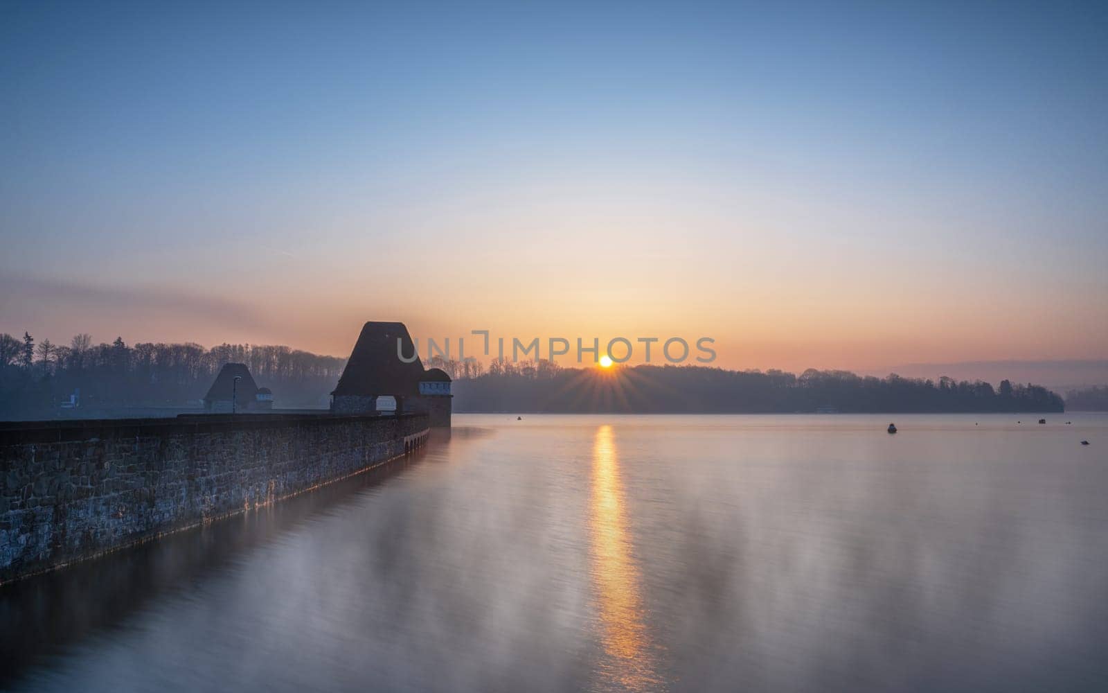 Moehne lake, Soest, Sauerland, Germany by alfotokunst