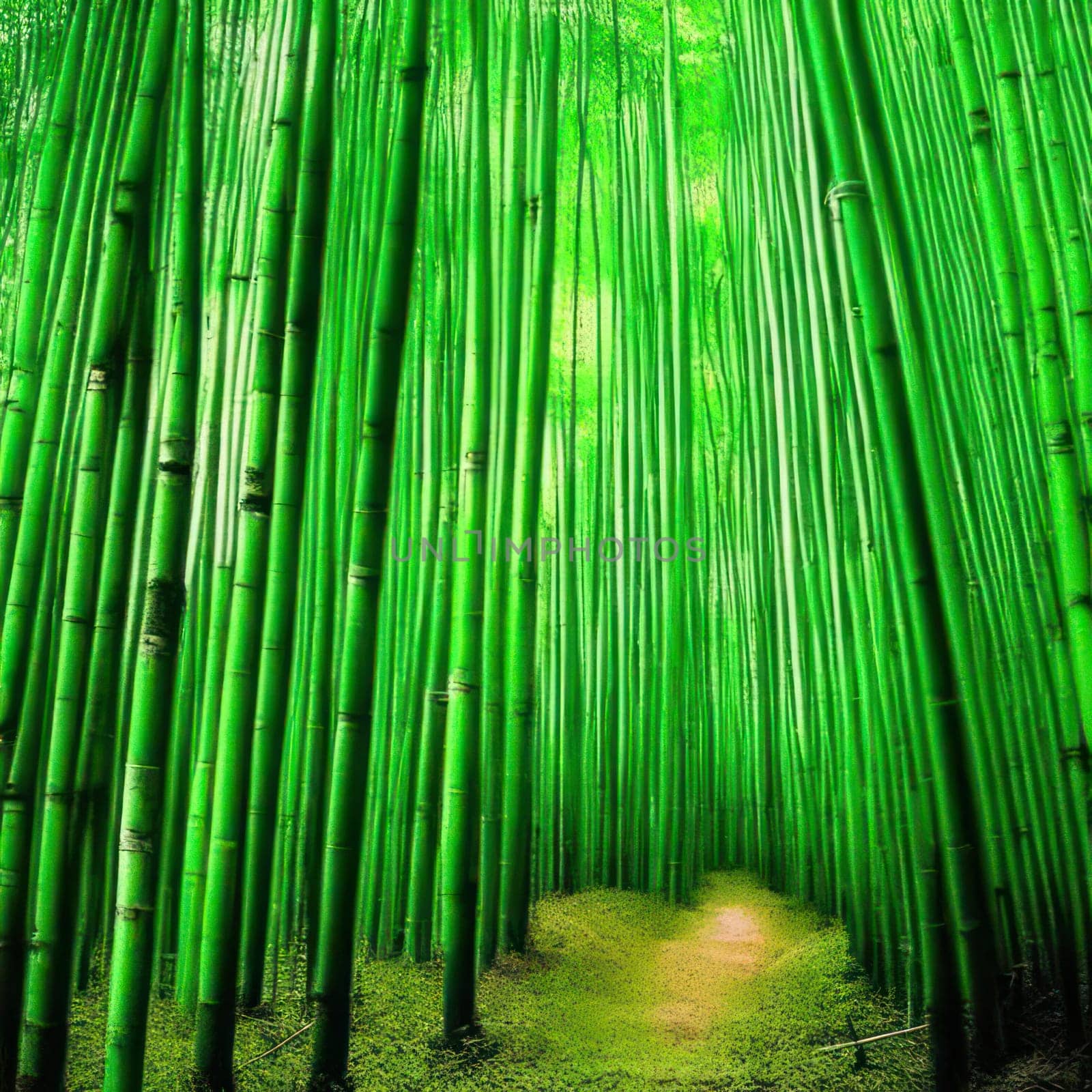 Bamboo forest. Image created by AI