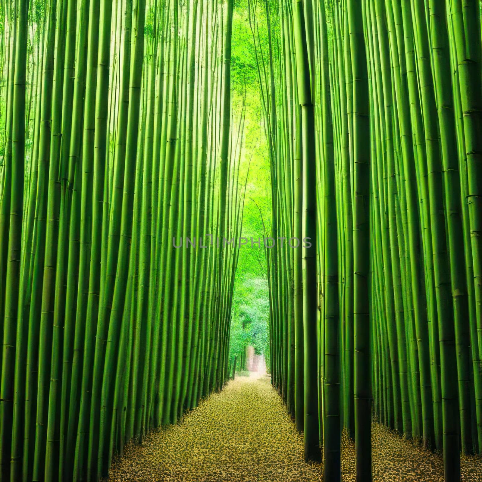 Bamboo forest. Image created by AI