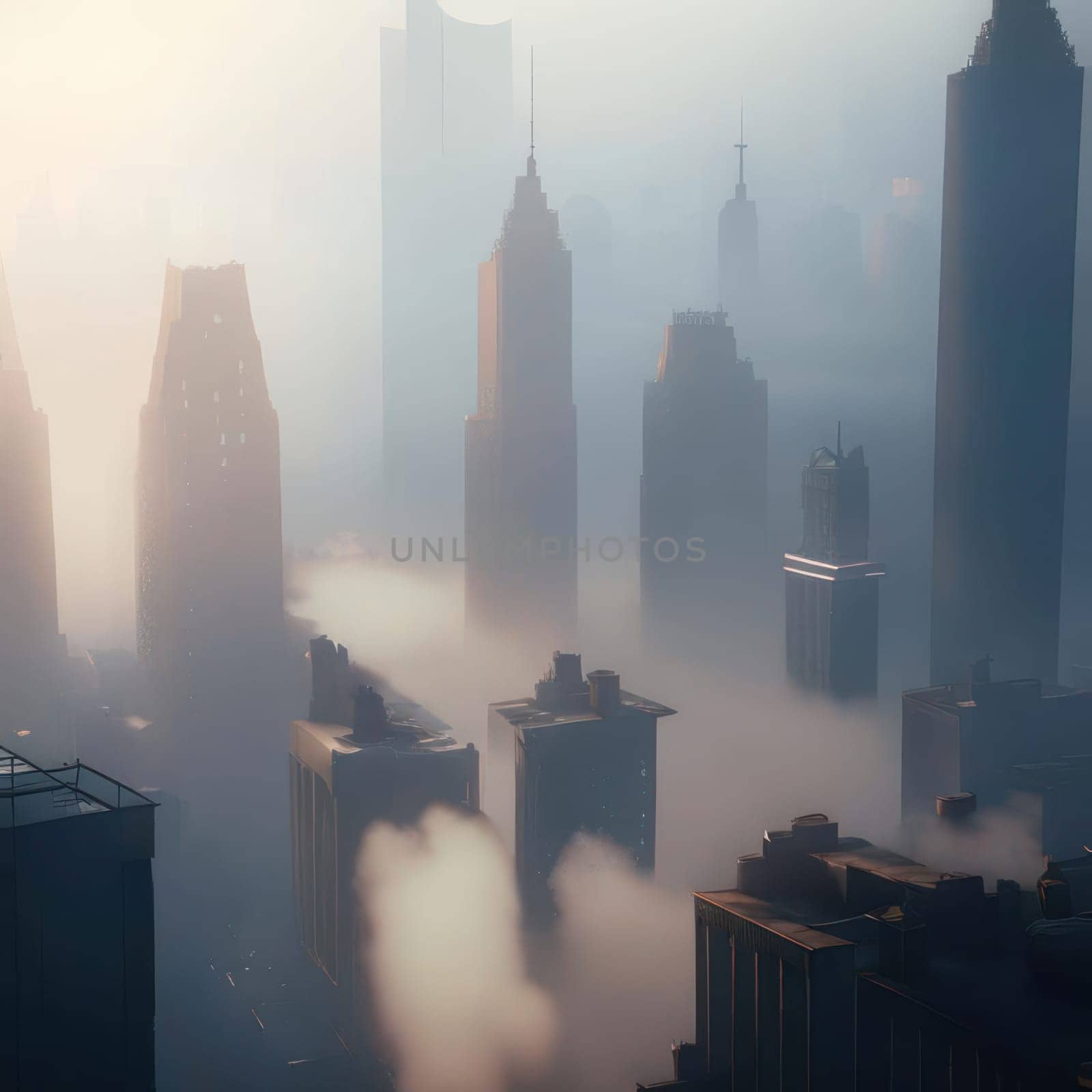 A city in the fog by nolimit046