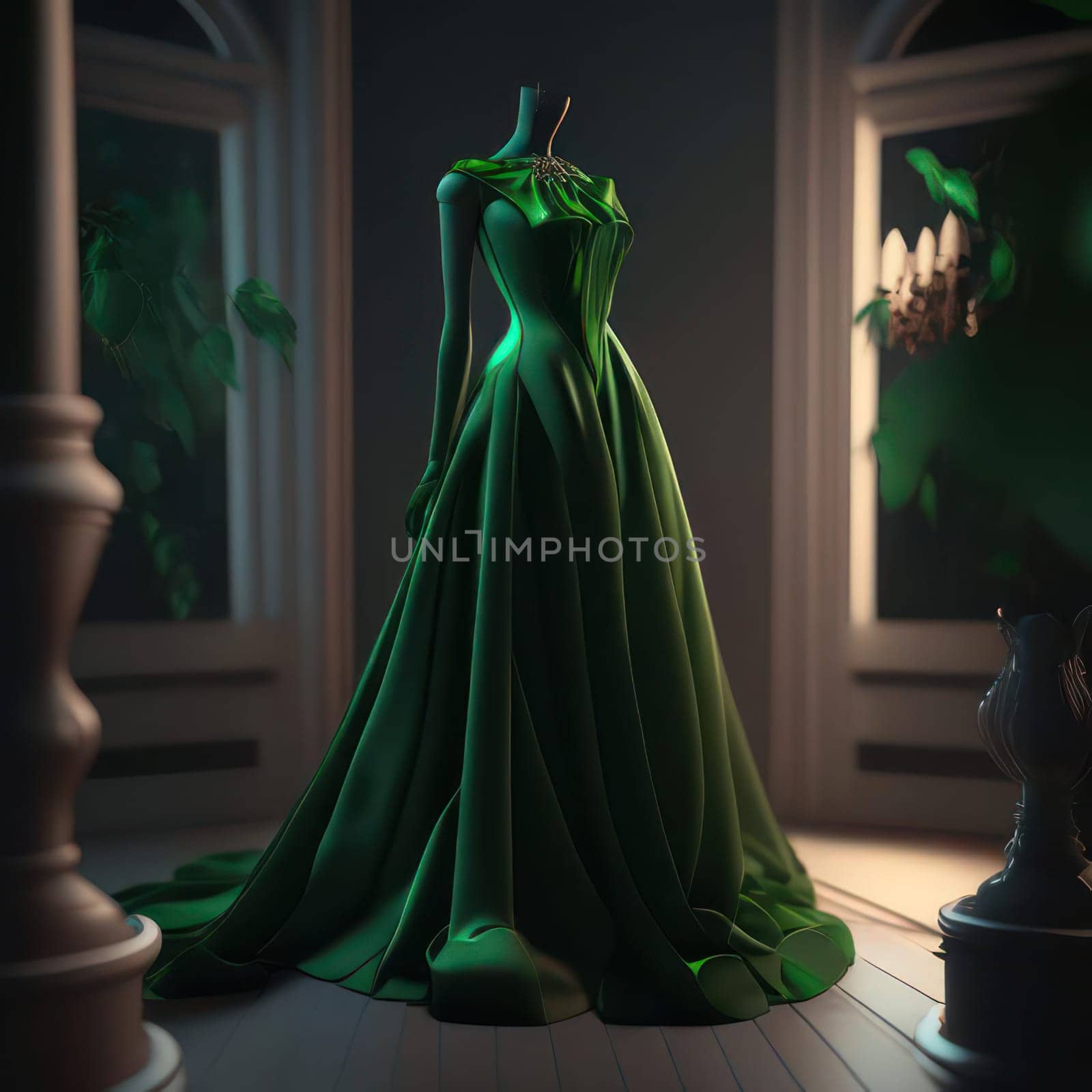 green dress by nolimit046
