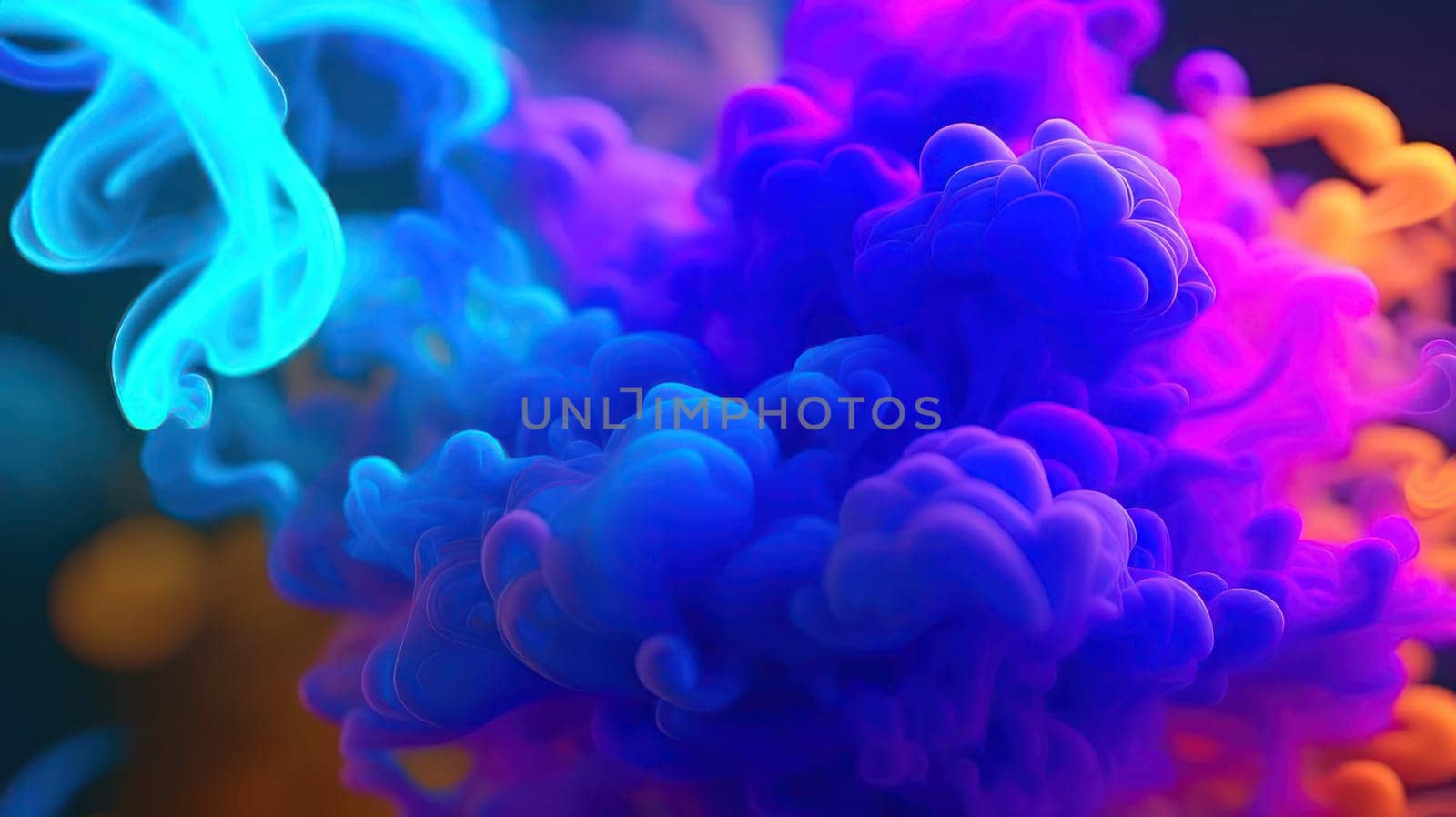 Beautiful smoke. Image created by AI