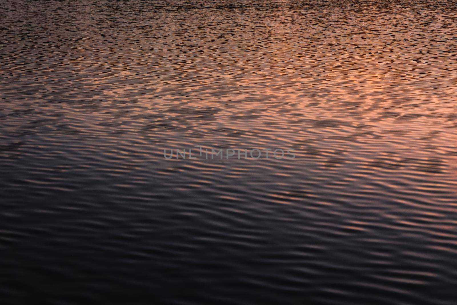 Abstract water for background river wave close up sunset by Wmpix