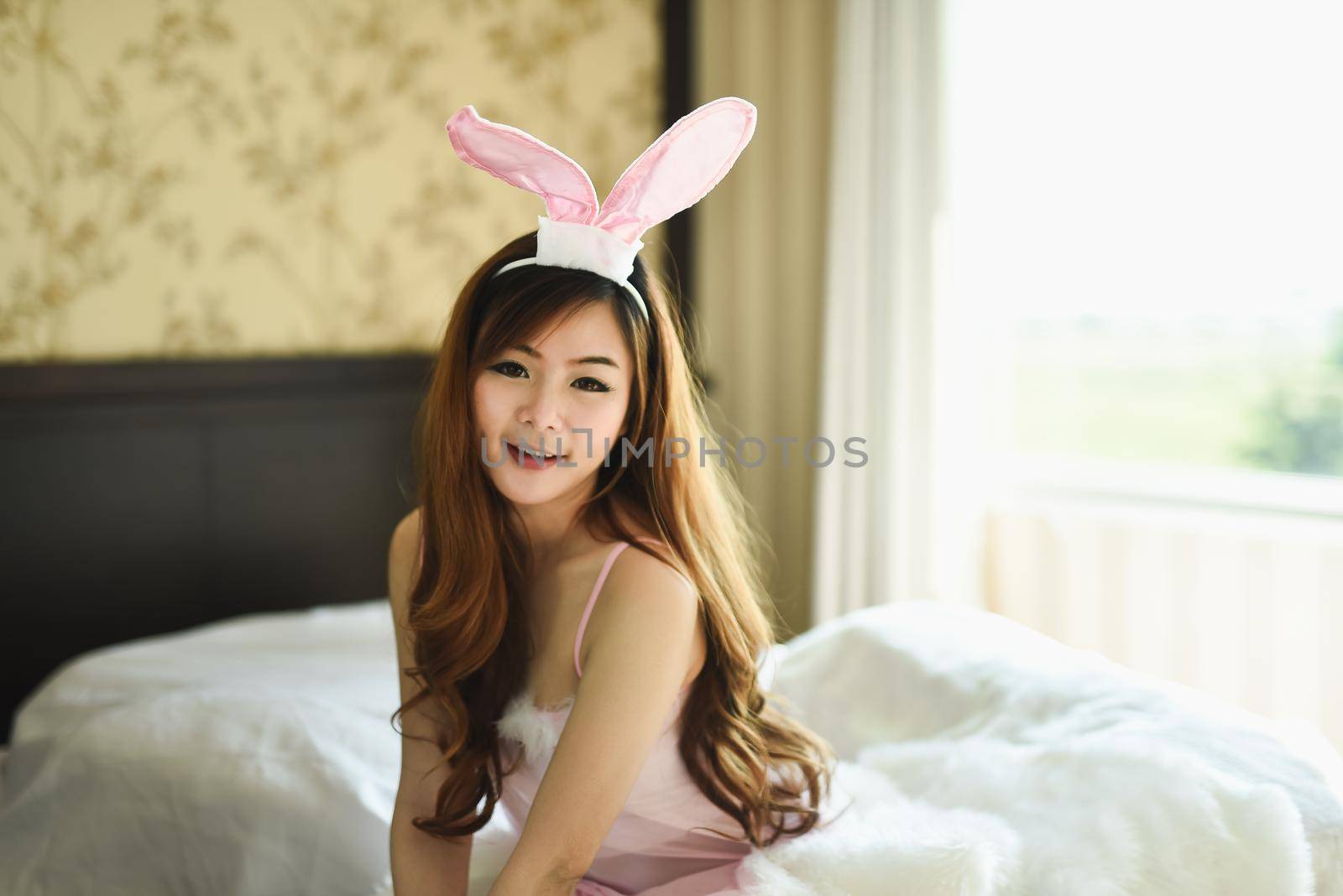 japanese sexy girl cosplay rabbit pink