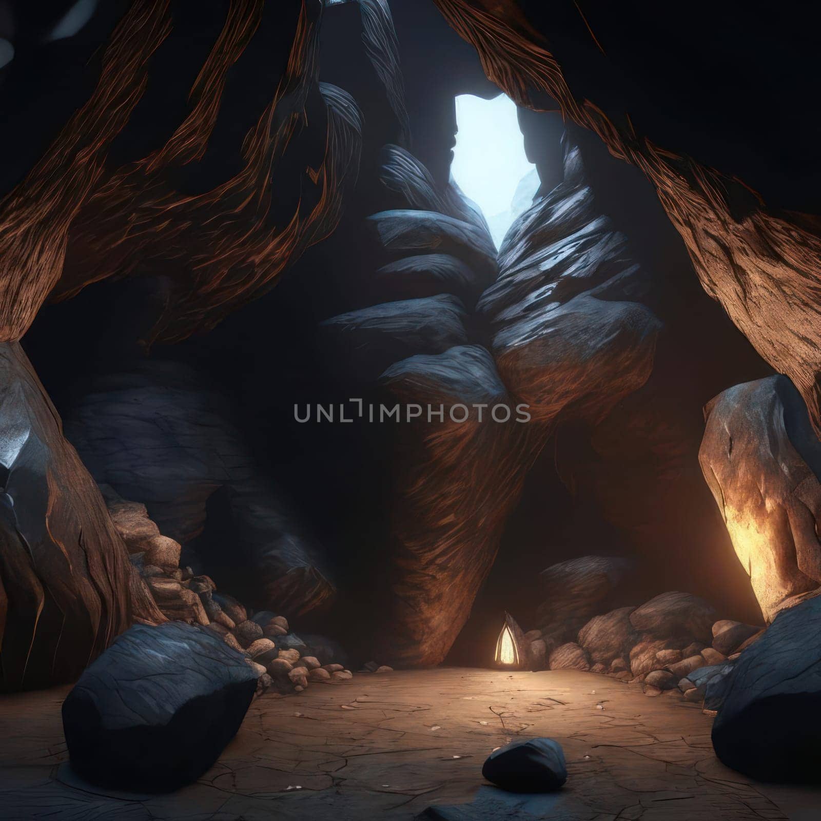 Cave. Image created by AI by nolimit046