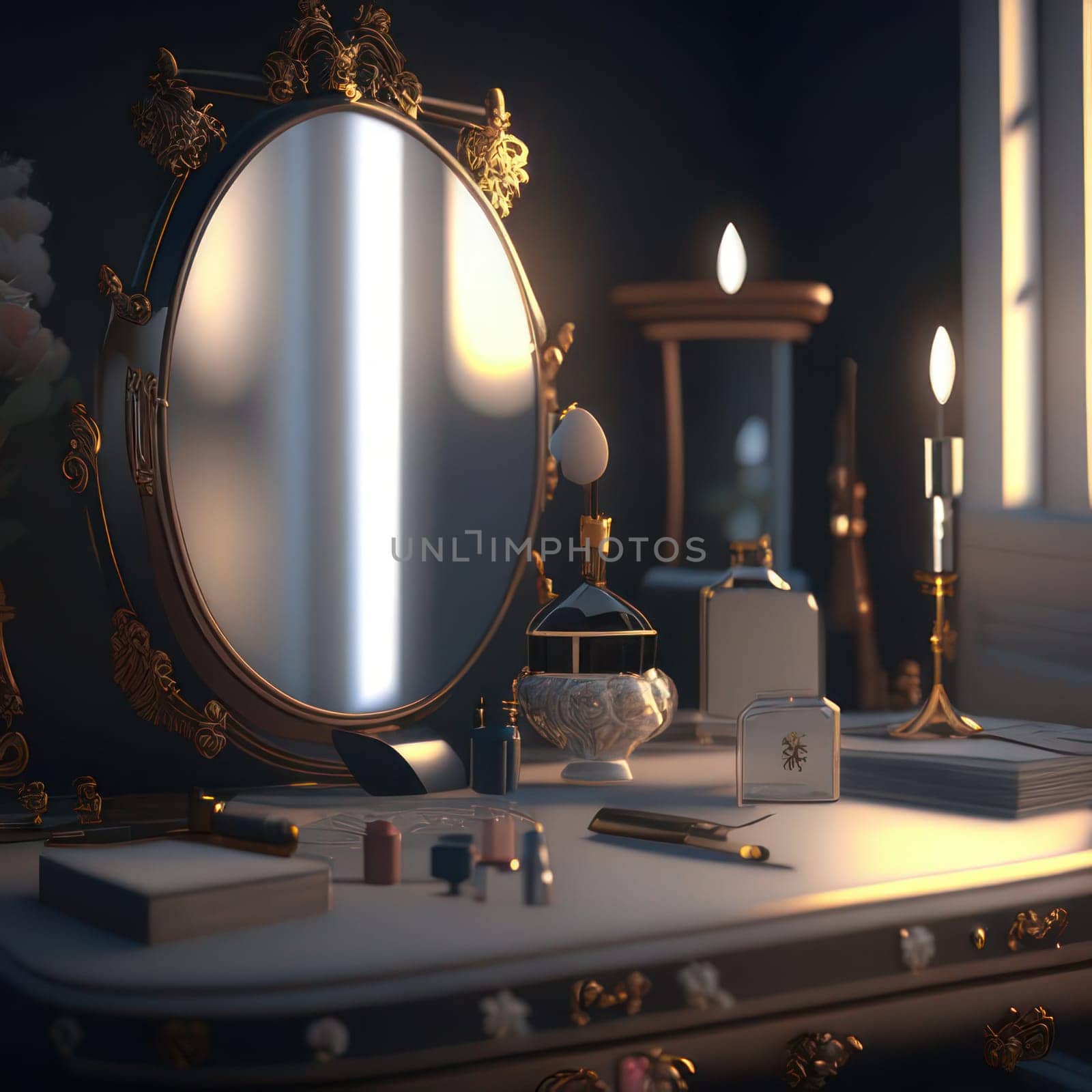 Dressing table. Image created by AI