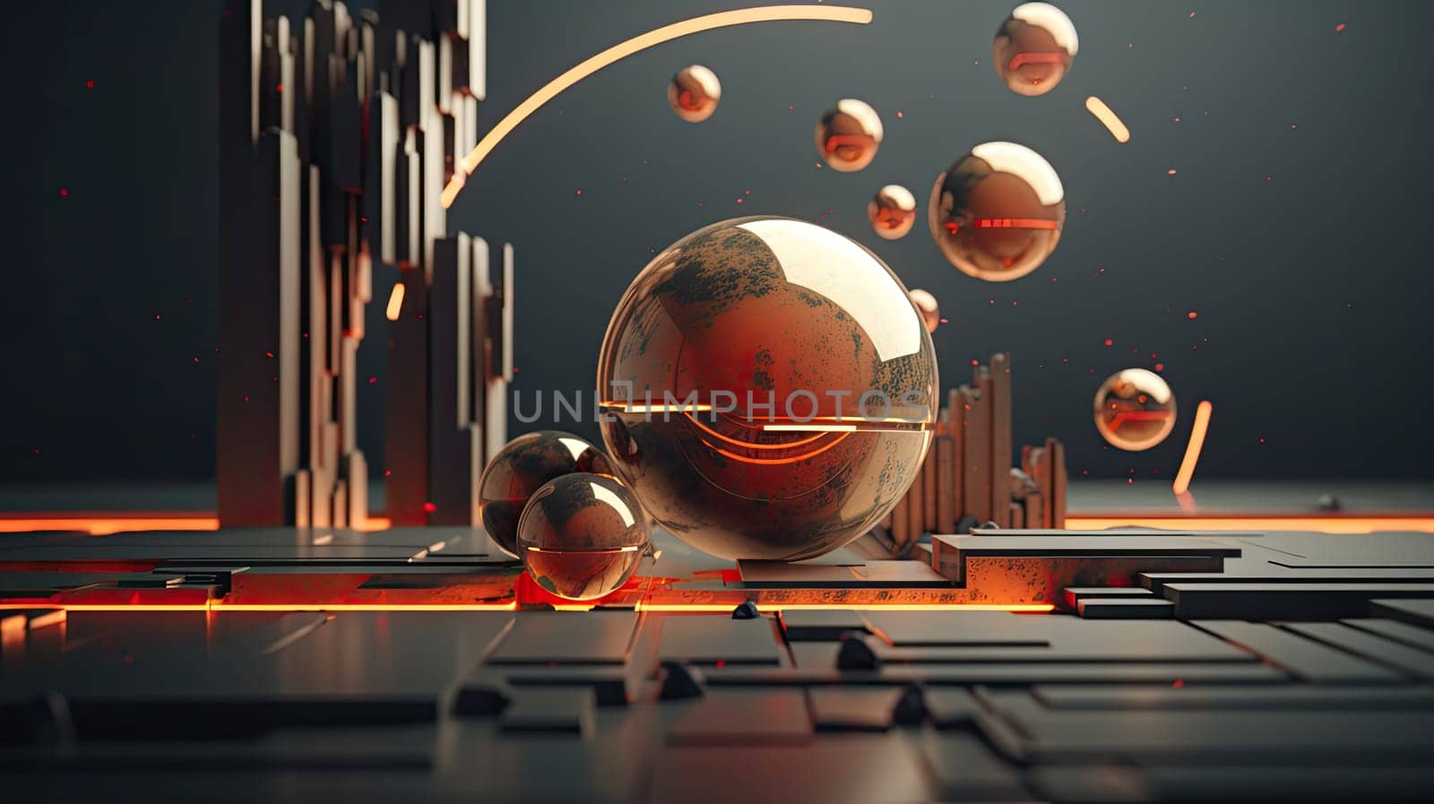 Abstract background. Motion design by cherezoff