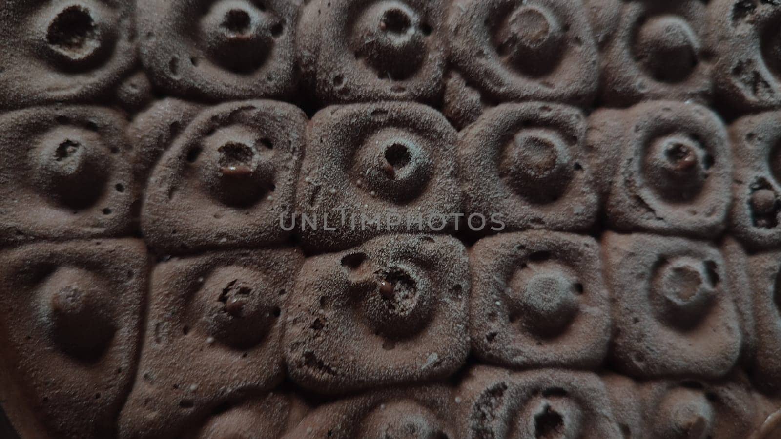 chocolate texture brown ice cream, sweet food dessert. High quality photo