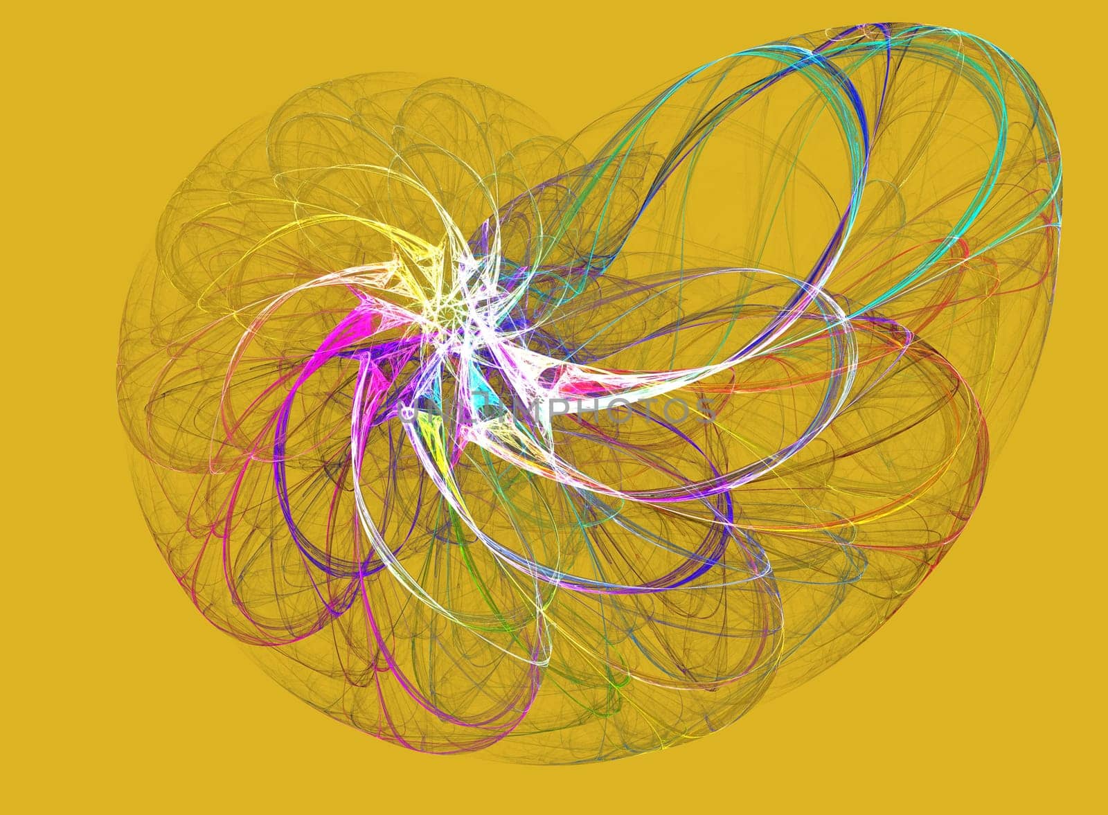 Abstract background, colored fantastic texture, unique art illustration, fractal for graphic design projects. High quality illustration.