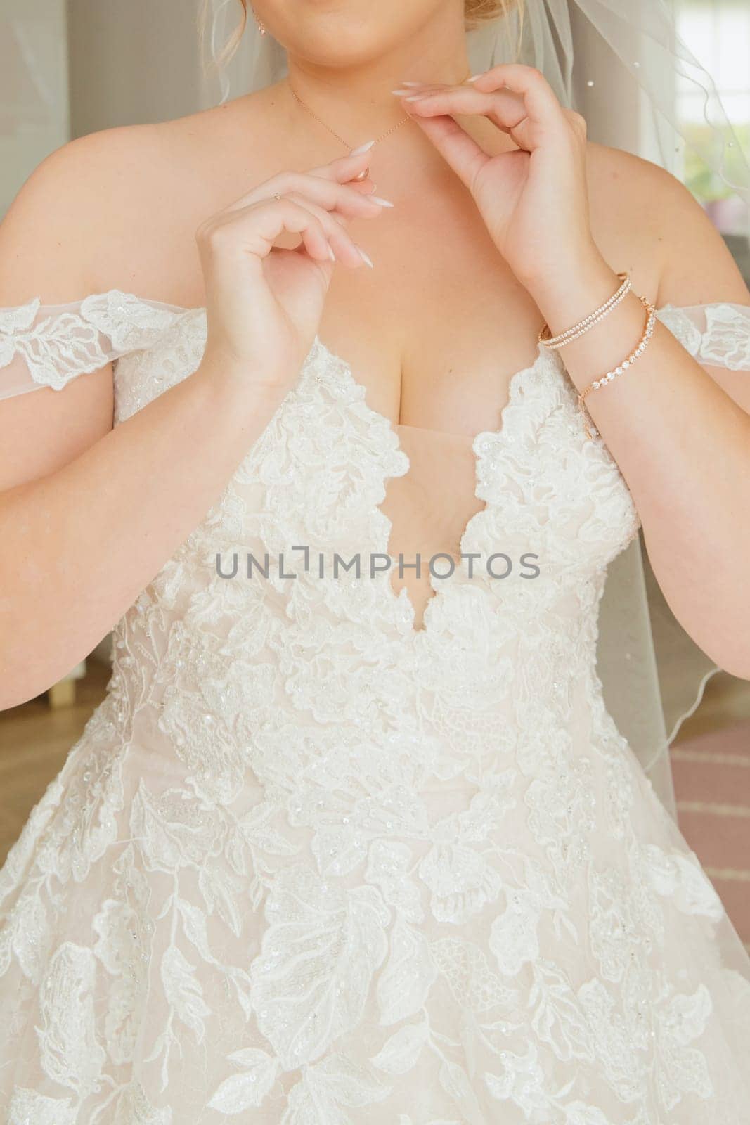 Bride in a wedding dress. No face. by leonik