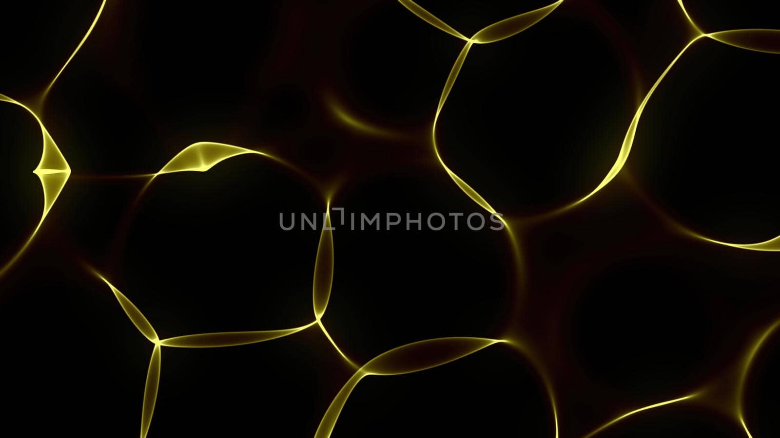 Golden abstract background. texture caustic pattern