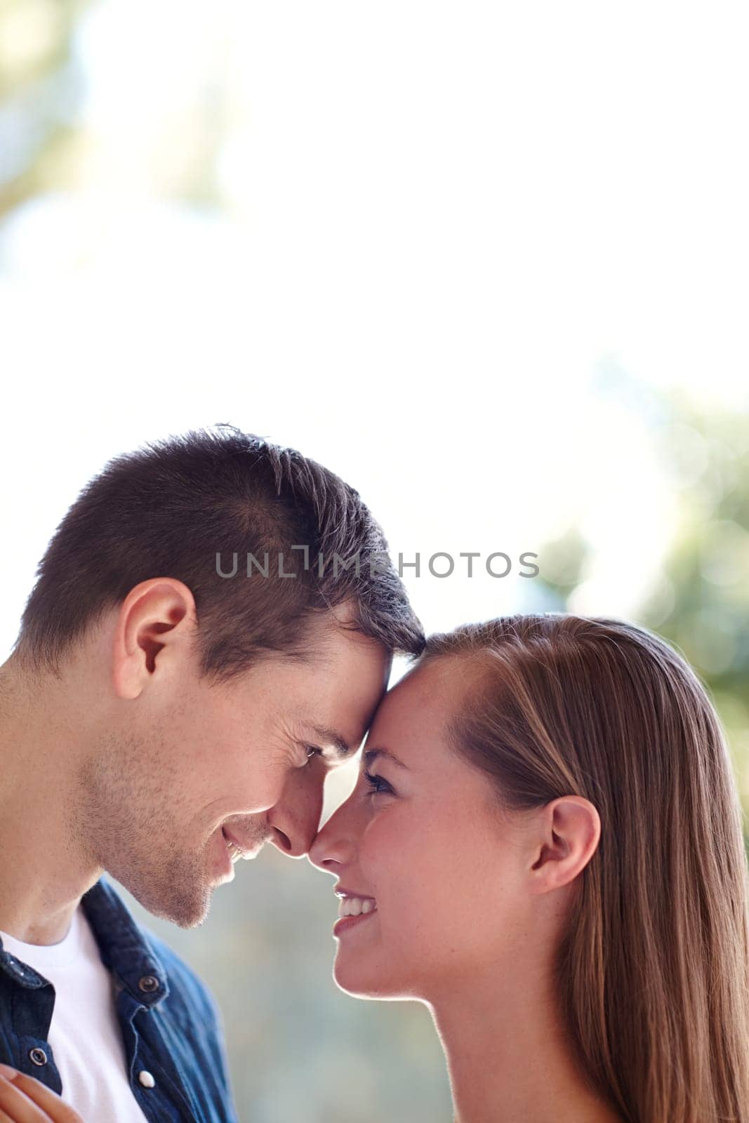 Theyre ready for forever. A young couple sharing an intimate moment outdoors