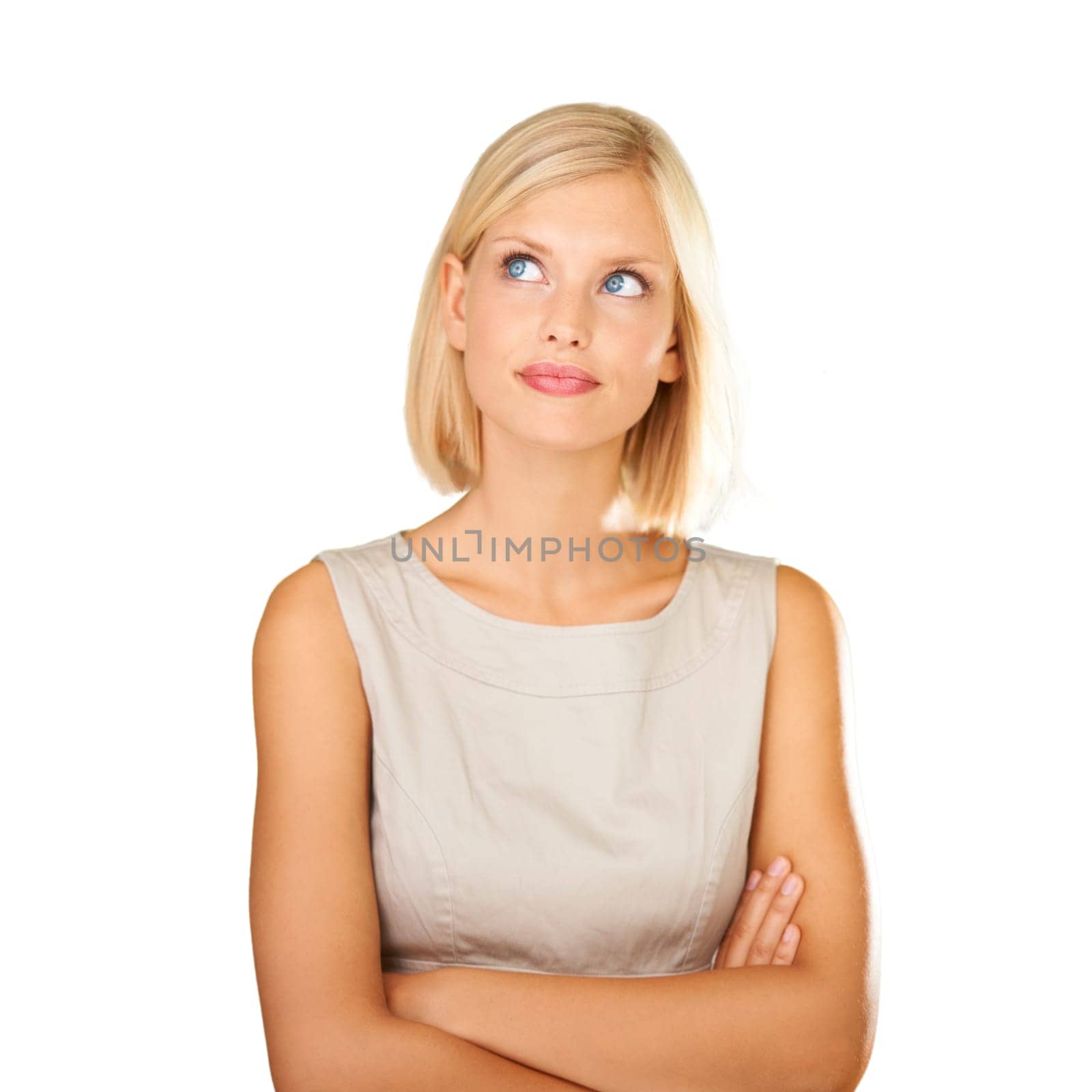 Casually beautiful. Cropped shot of a gorgeous young woman posing in the studio