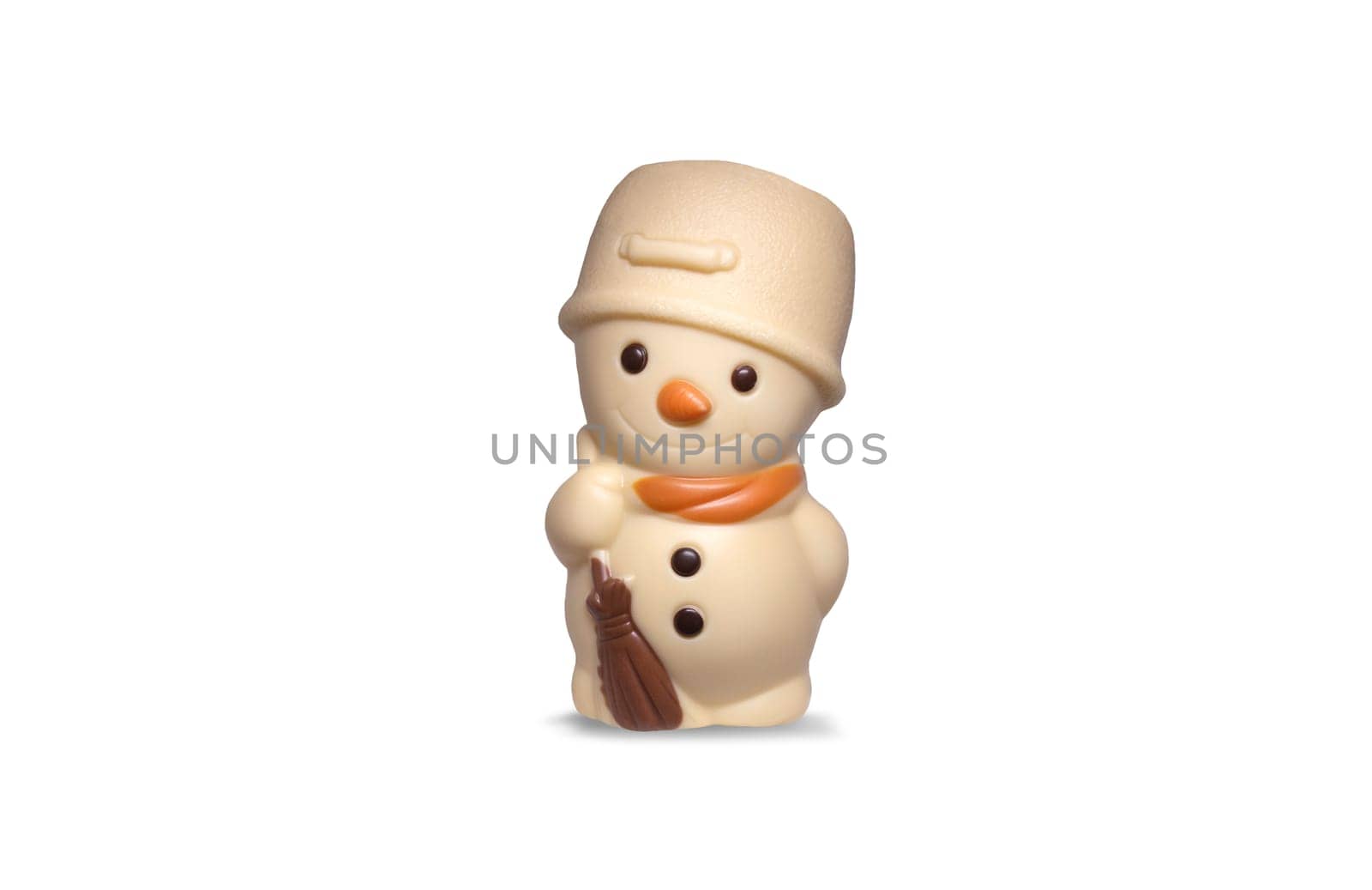 snowman isolated on white background, new year, decoration, toys