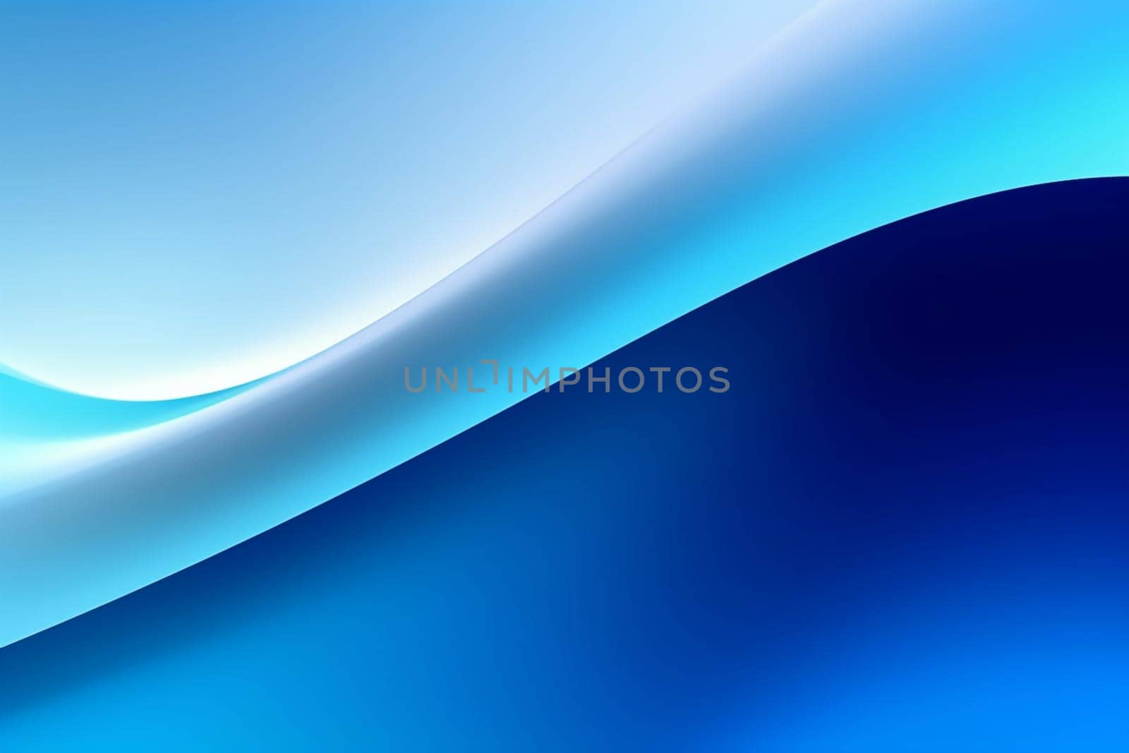 Computer background wallpaper in blue colors, generative ai by darekb22