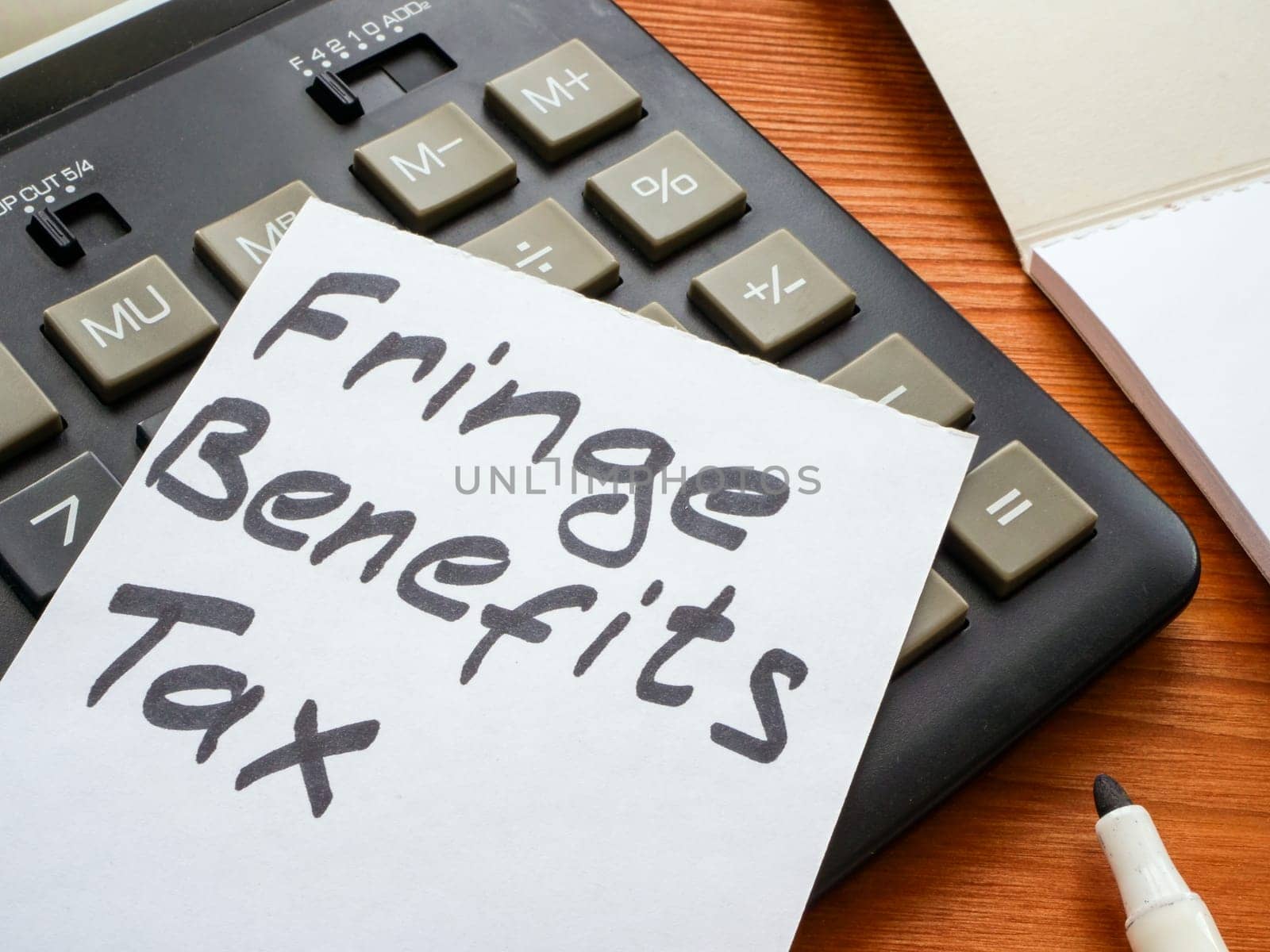 Fringe benefits tax on the calculator. by designer491
