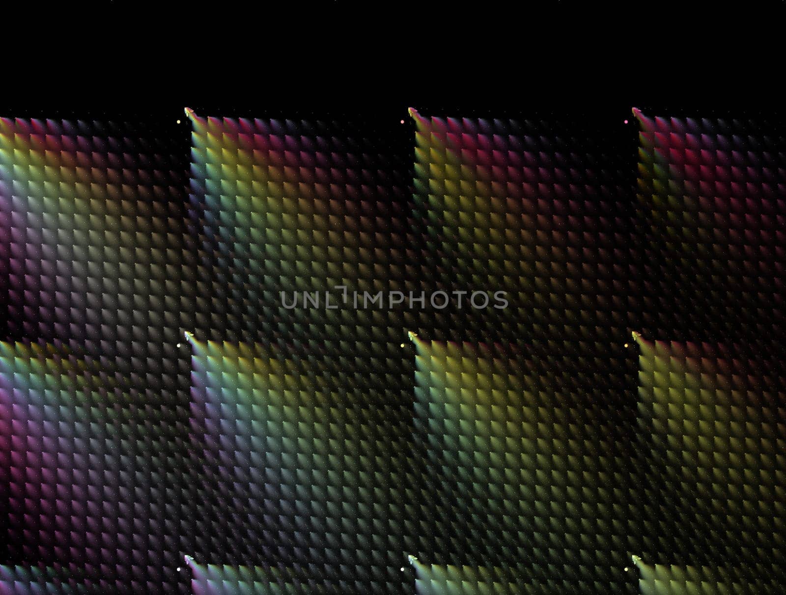 Imaginatory lush fractal texture image abstract background