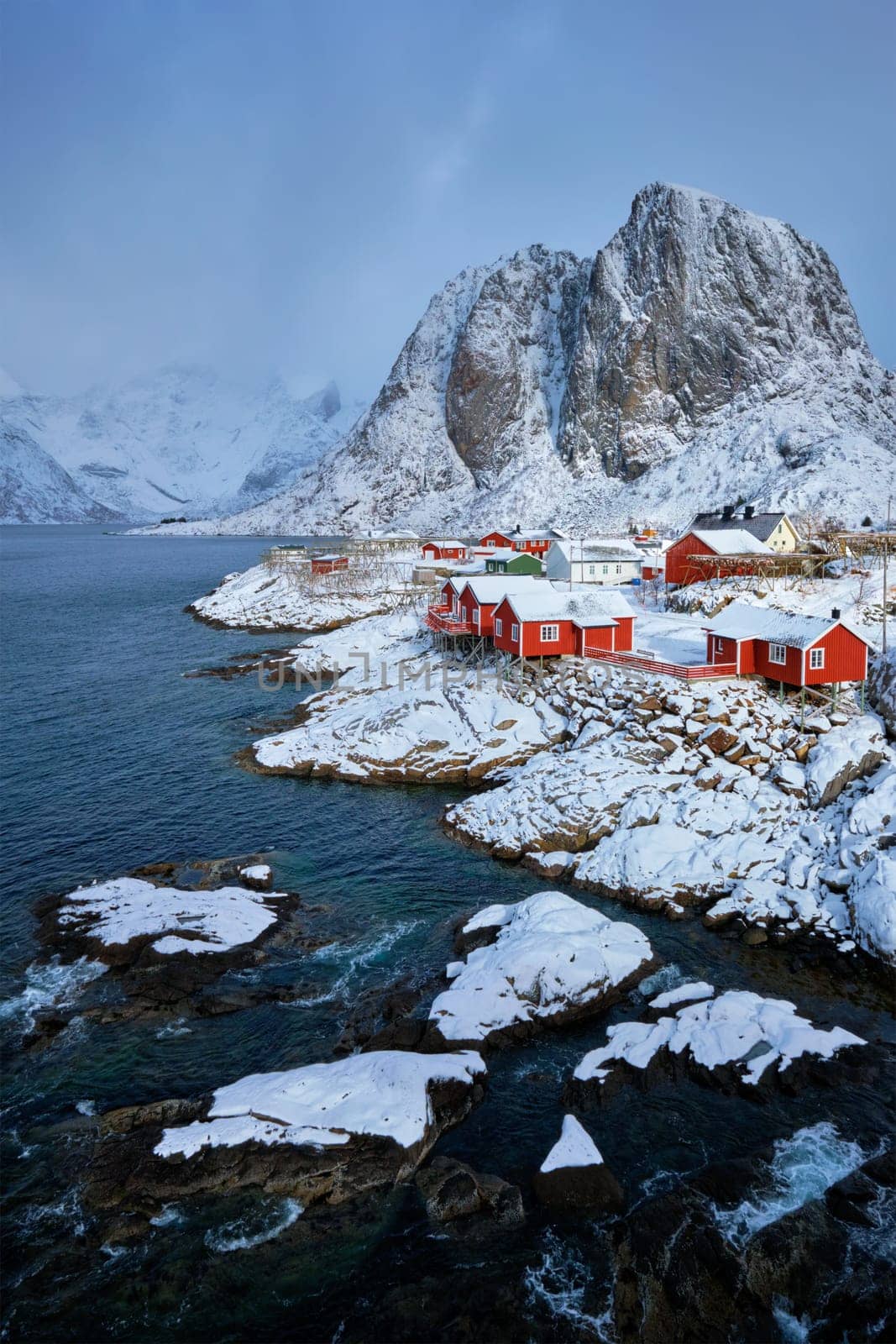 Hamnoy fishing village on Lofoten Islands, Norway by dimol