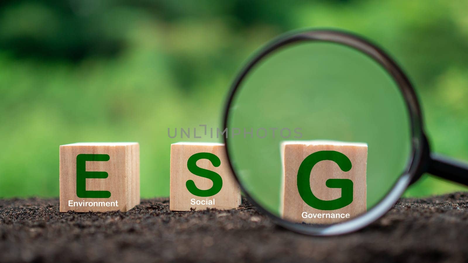 ESG concept for environment, society and governance in sustainable. business responsible environmental.