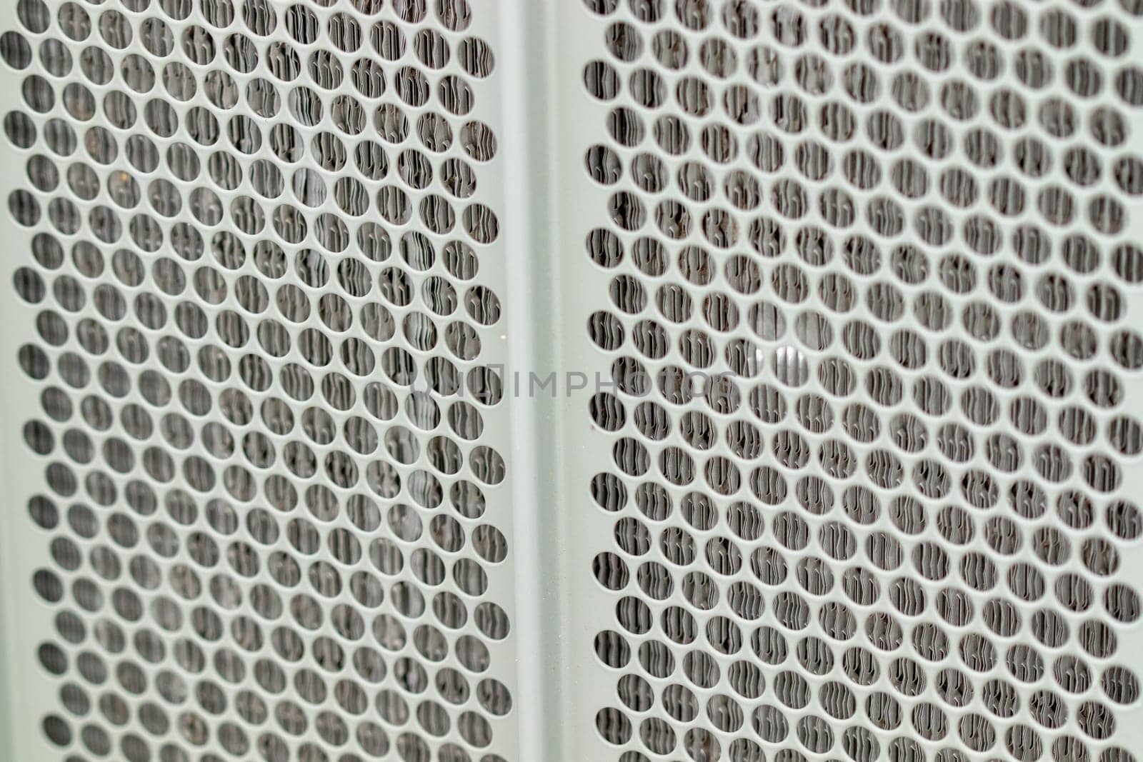 old steal grating on and industrial machine Background . High quality photo