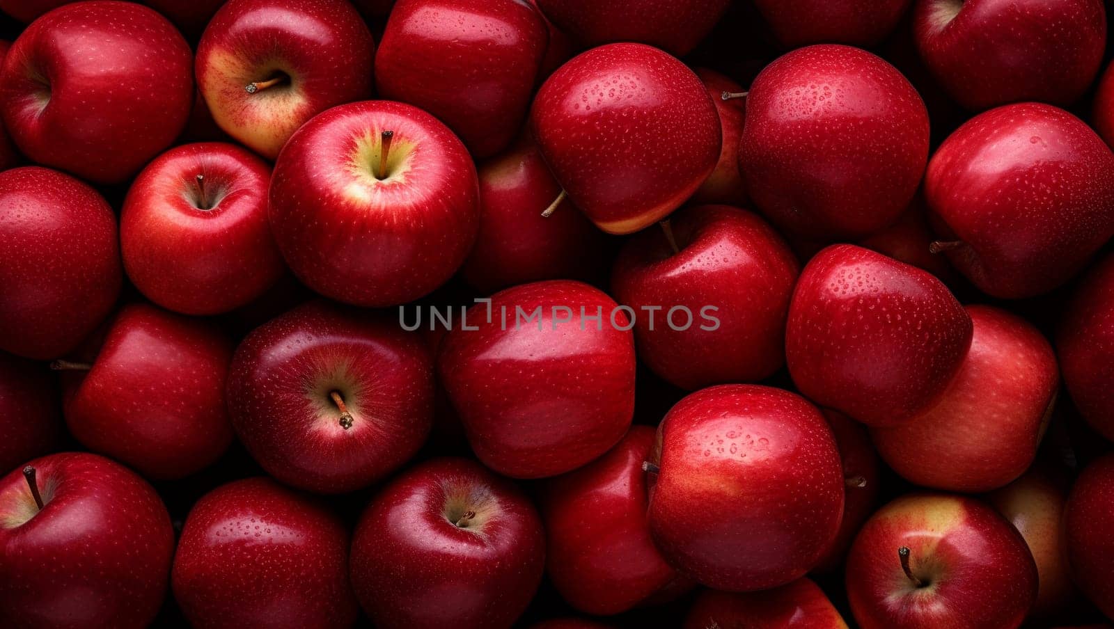 Lots of red apples. Tasty and juicy. Background of apples. High quality photo