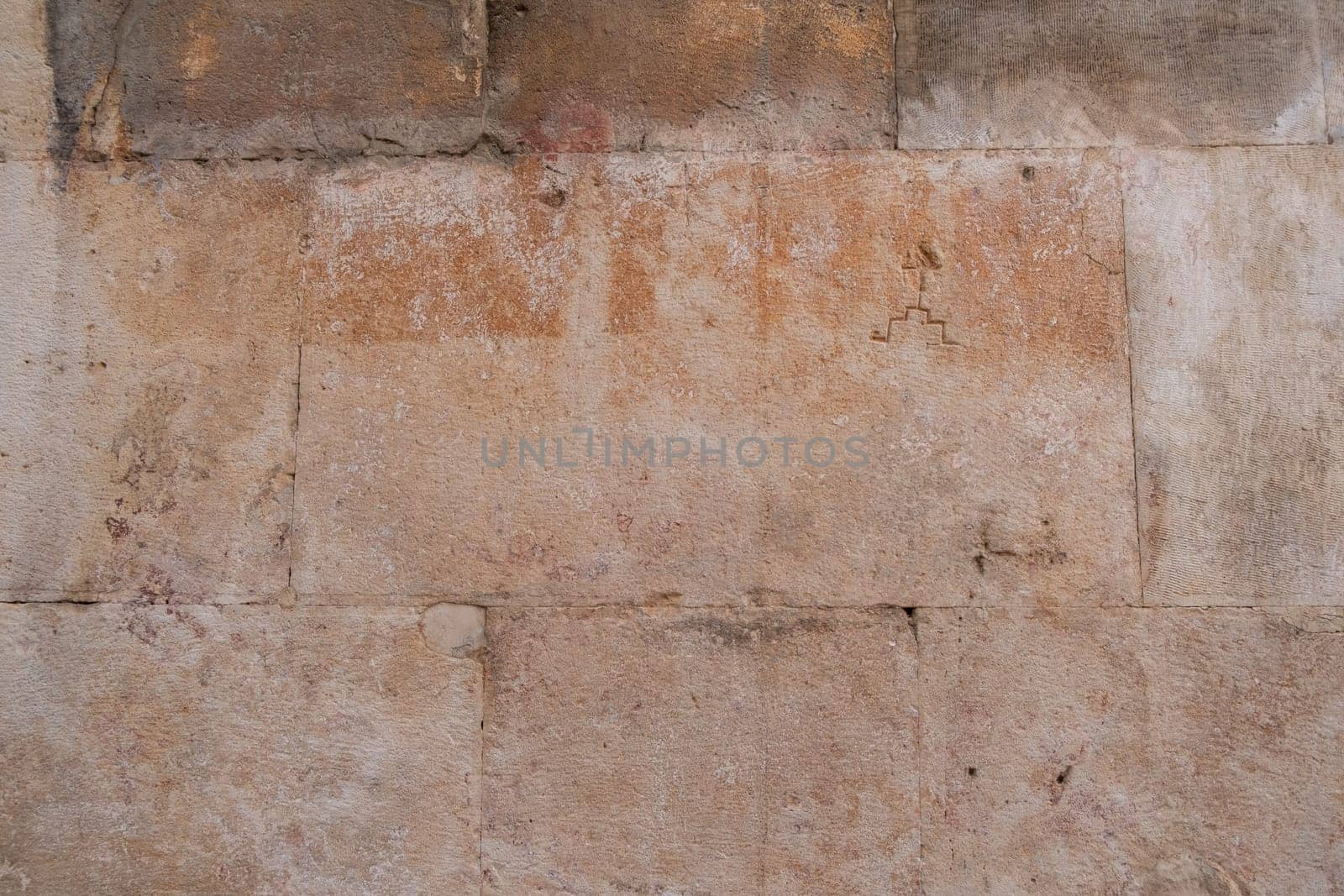 Texture of a stone wall. Old castle stone wall texture background. by AnatoliiFoto