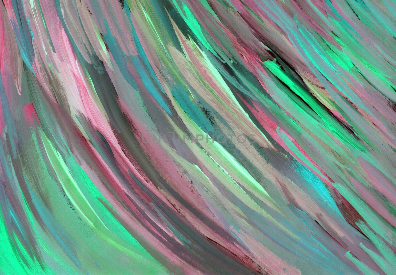 Green blue pink acrylic oil painting texture by Dustick