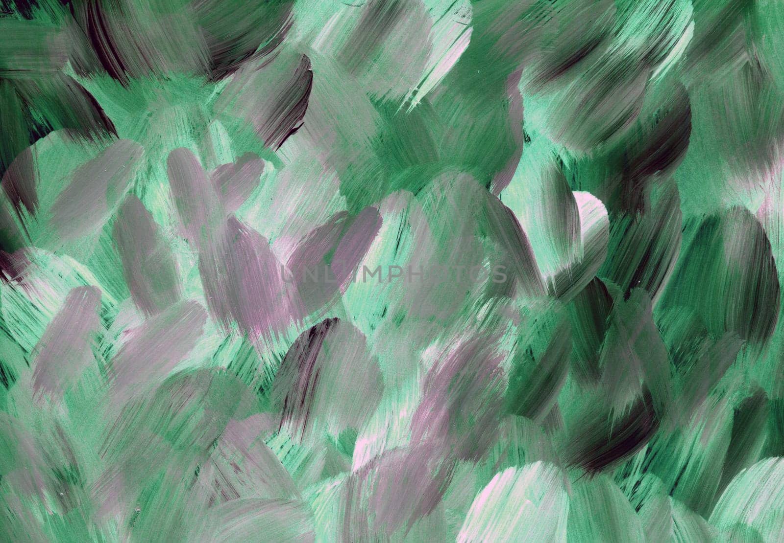 Picturesque Green blue pink acrylic oil painting texture