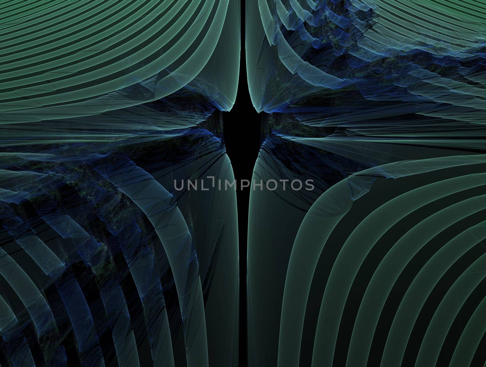 Imaginatory lush fractal texture image abstract background