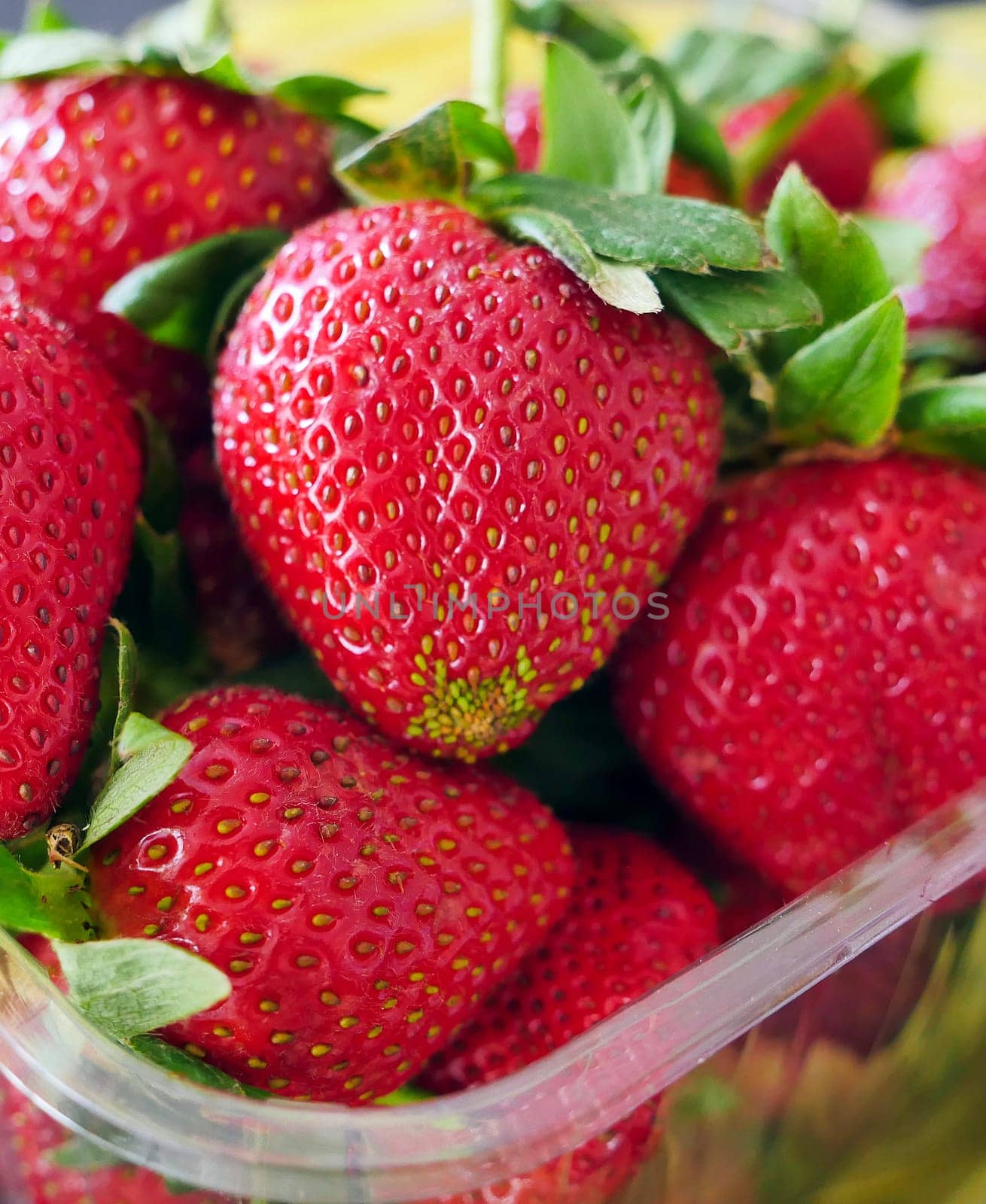 children's favorite fruit is strawberry, a bowl of natural strawberries,