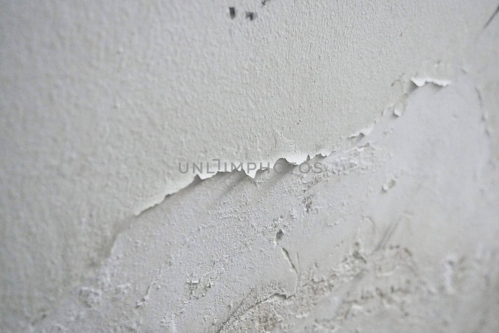 Paint swelling on the wall due to moisture, damp wall samples, damp wall and damage to the paint, by nhatipoglu