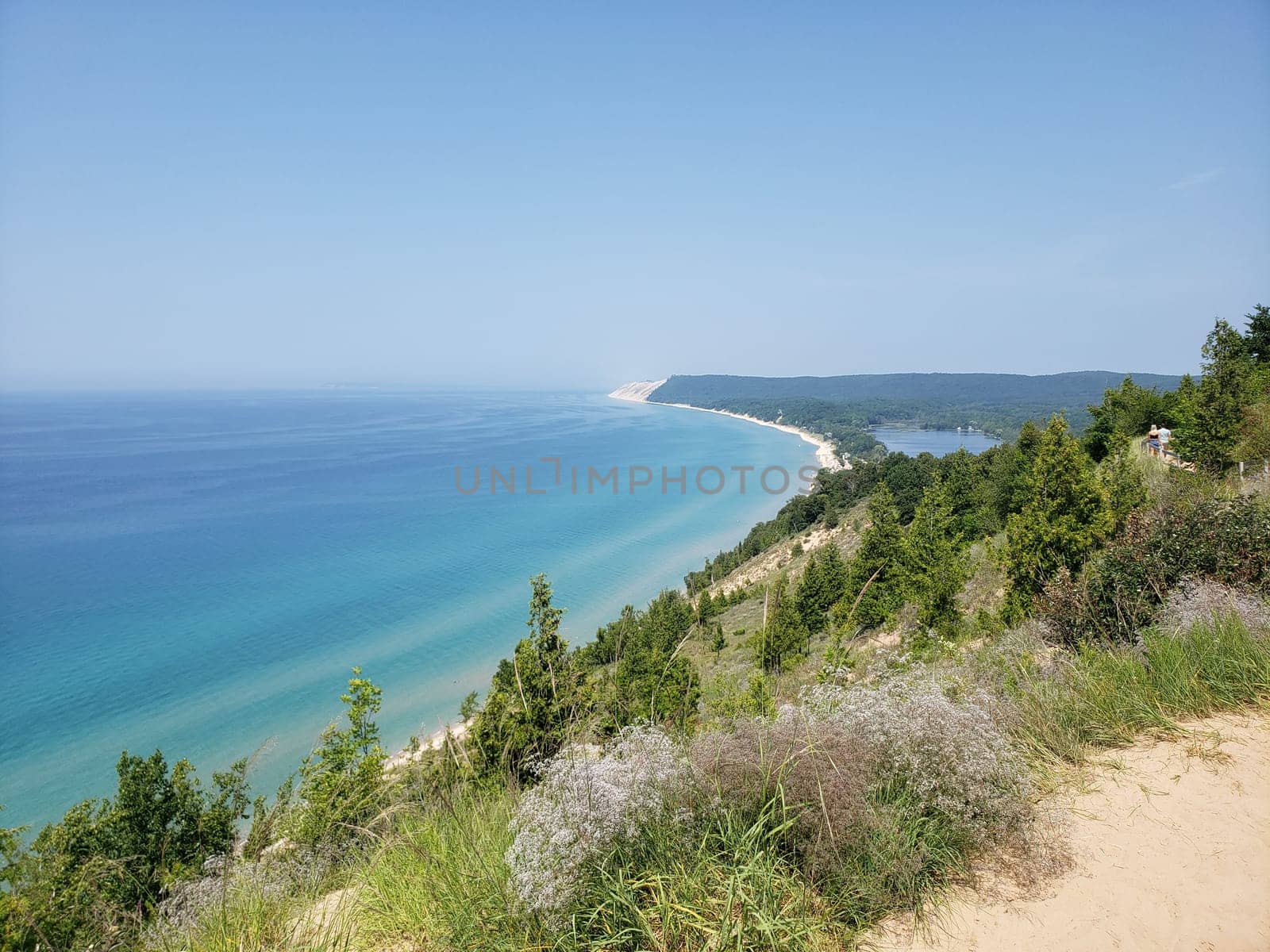 Views at the Empire Bluff Scenic Lookout, Empire Bluff Trail, Sleeping Bear Dunes National Lakeshore, Michigan