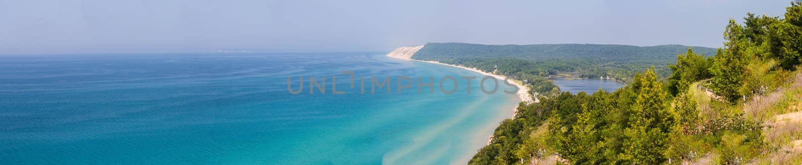 Views at the Empire Bluff Scenic Lookout, Empire Bluff Trail, Sleeping Bear Dunes National Lakeshore, Michigan