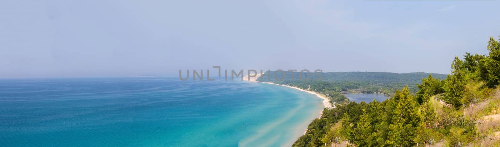 Views at the Empire Bluff Scenic Lookout, Empire Bluff Trail, Sleeping Bear Dunes National Lakeshore, Michigan