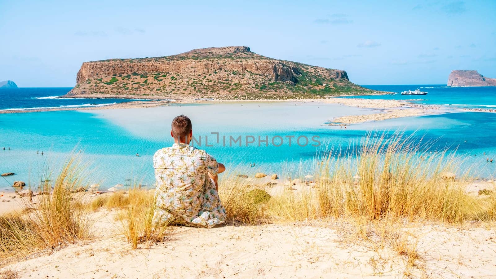 Crete Greece, Balos lagoon on Crete island, Greece by fokkebok