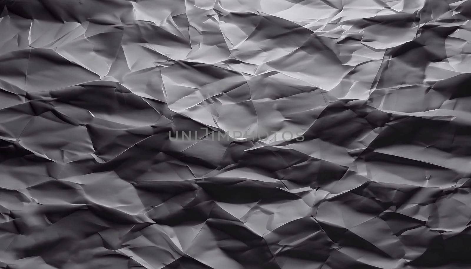 Crumpled white paper sheet texture