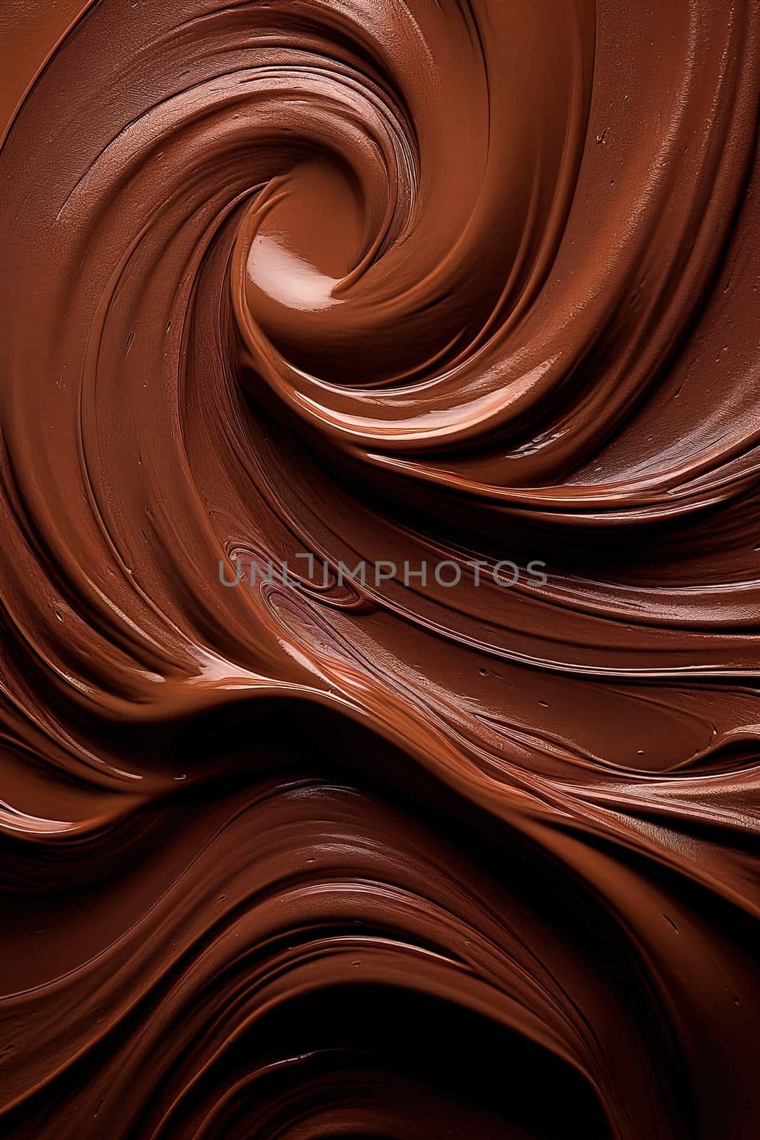Hot chocolate swirl texture.