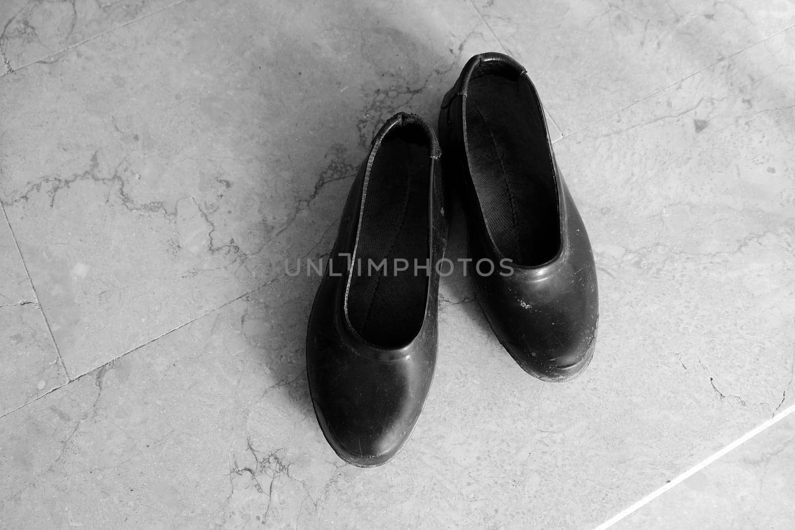 old classic rubber shoes, village shoes, by nhatipoglu