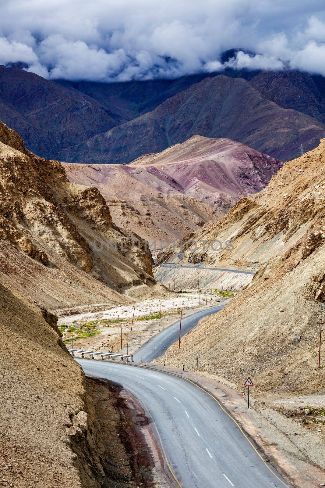 Srinagar Leh national highway NH-1 in Himalayas. Ladakh, India by dimol