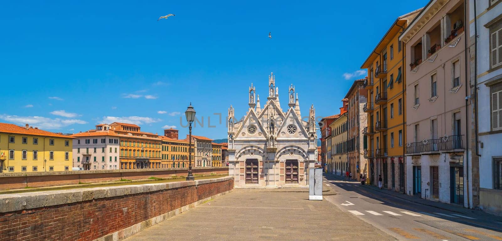 Santa Maria della Spina, beautiful Church near river Arno in Pisa, Tuscany by f11photo