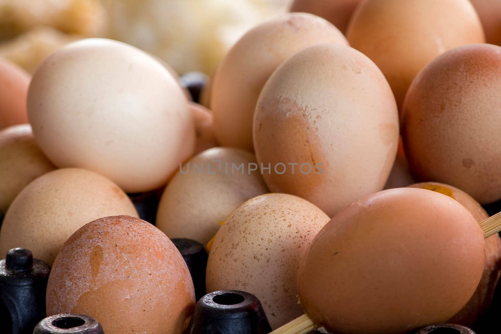 Eggs on the tray