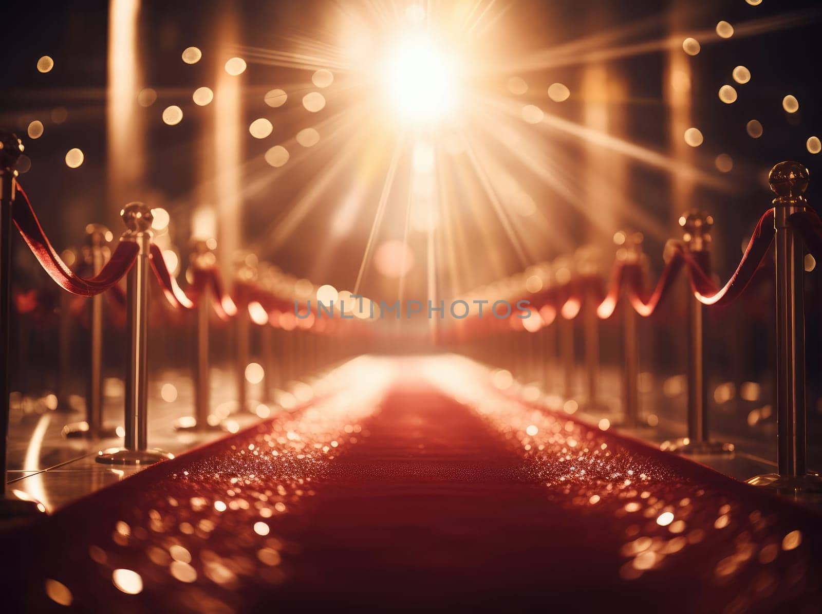 Red carpet for cenomonies without people