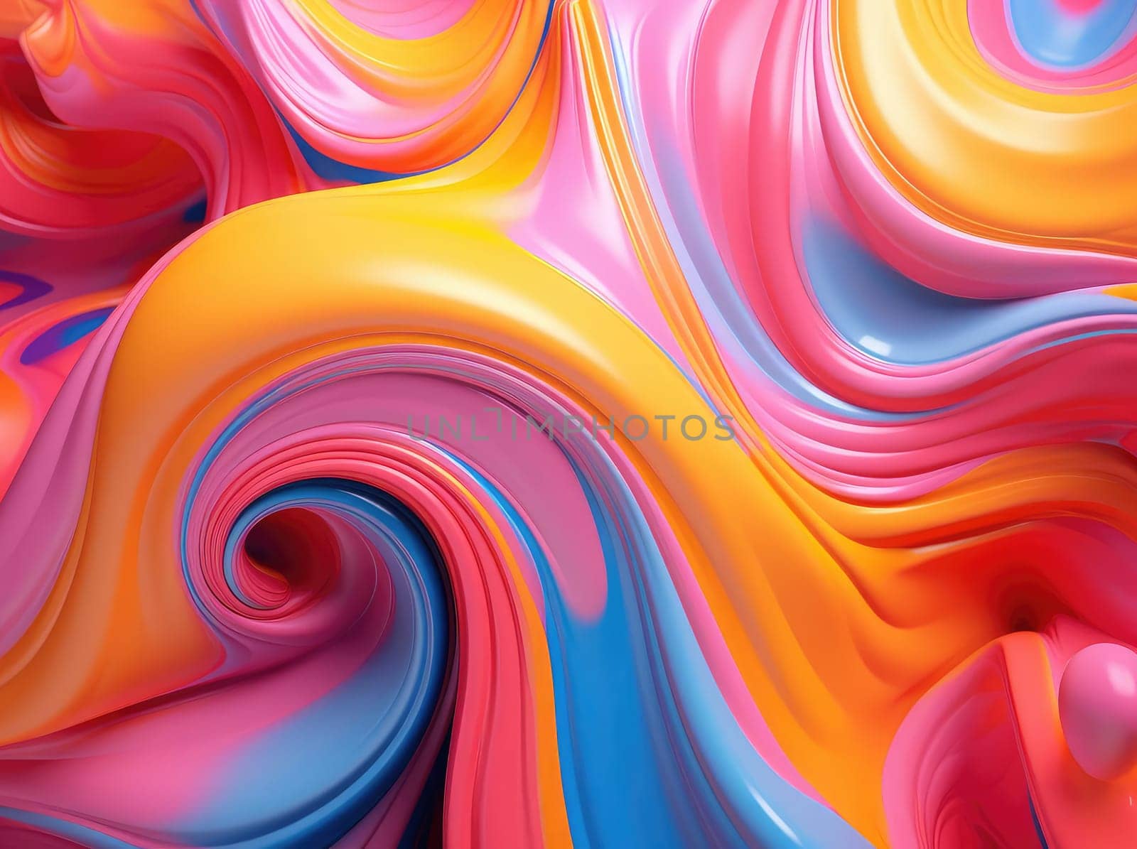 Beautiful background of splashes of multi-colored paint