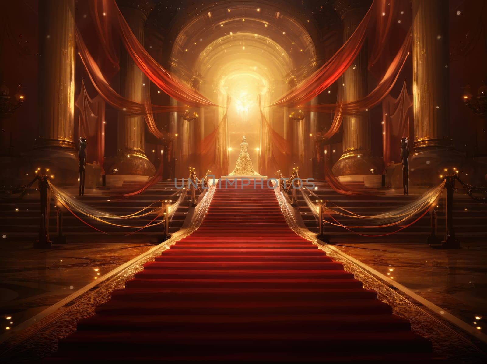 Red carpet for ceremonies by cherezoff
