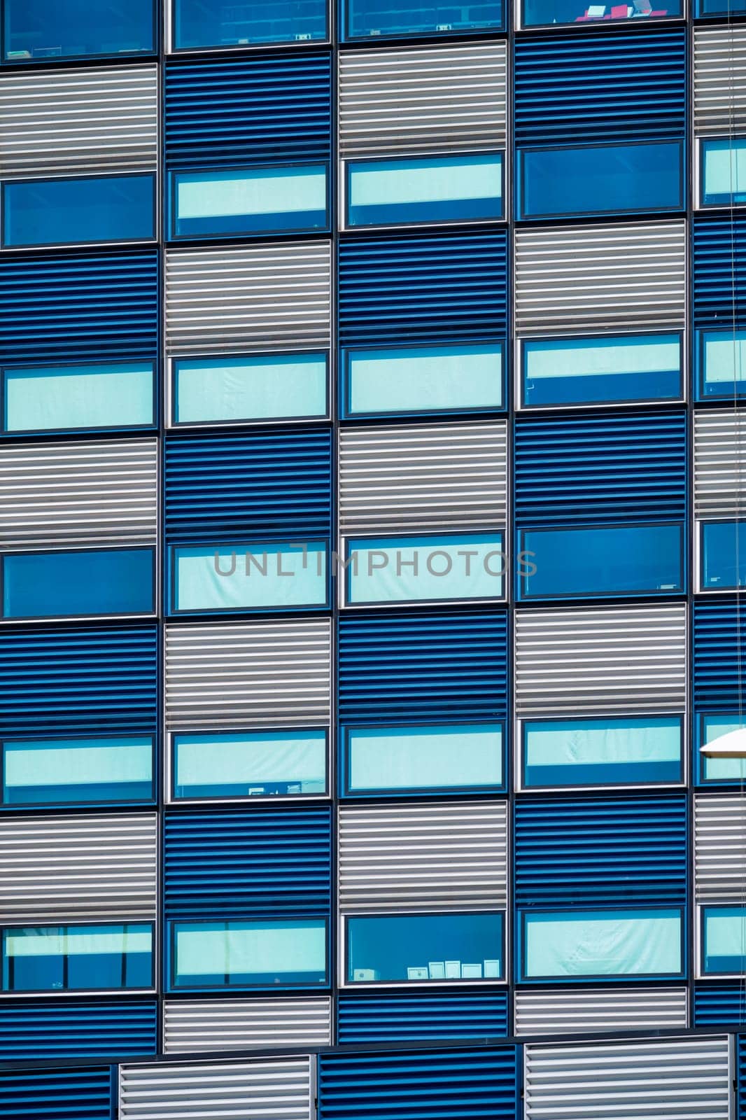 Rotterdam, Netherlands - May 14, 2017: Mainport Rotterdam Institute building known for original design facade close up