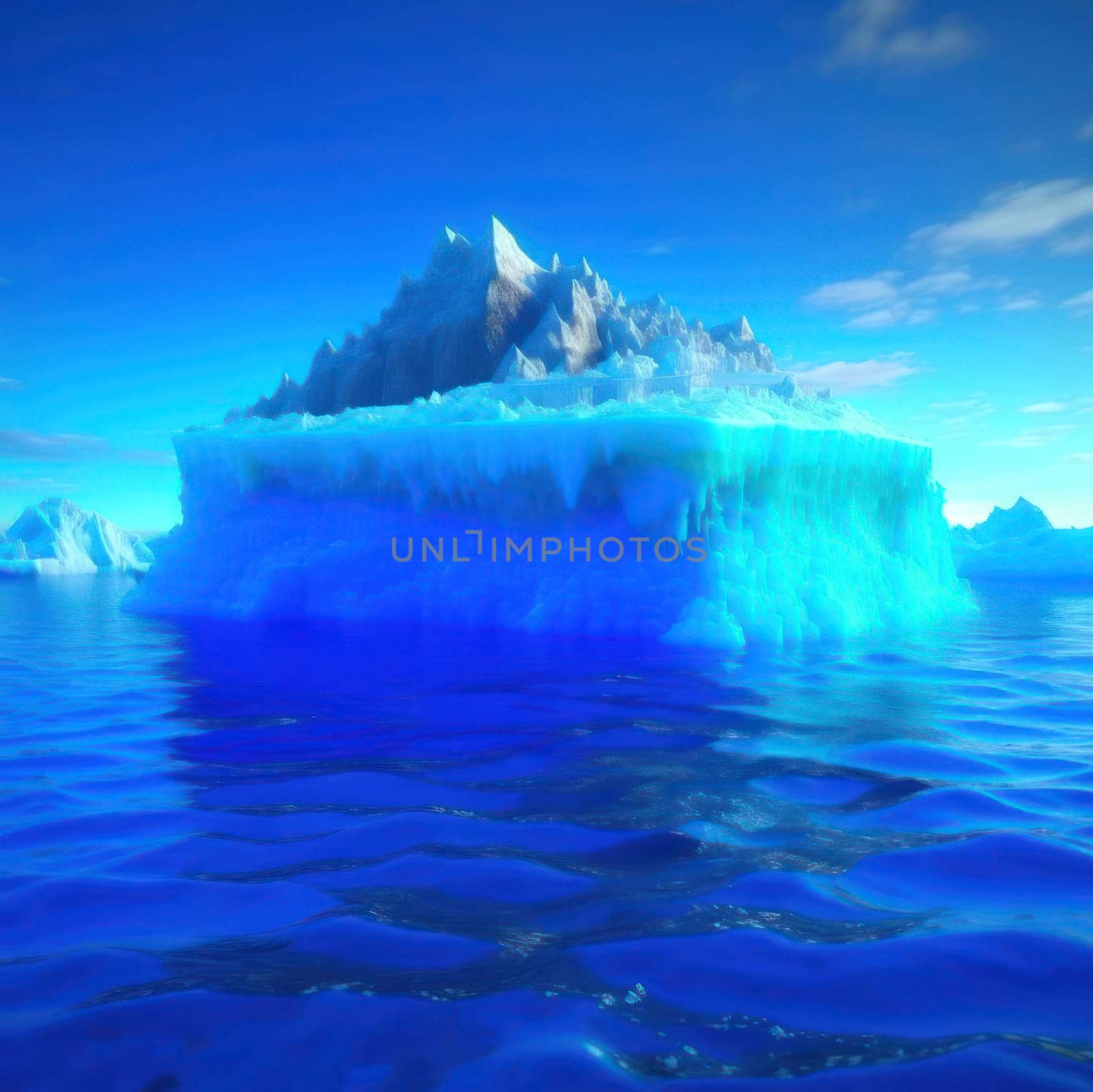 iceberg. Image created by AI by nolimit046