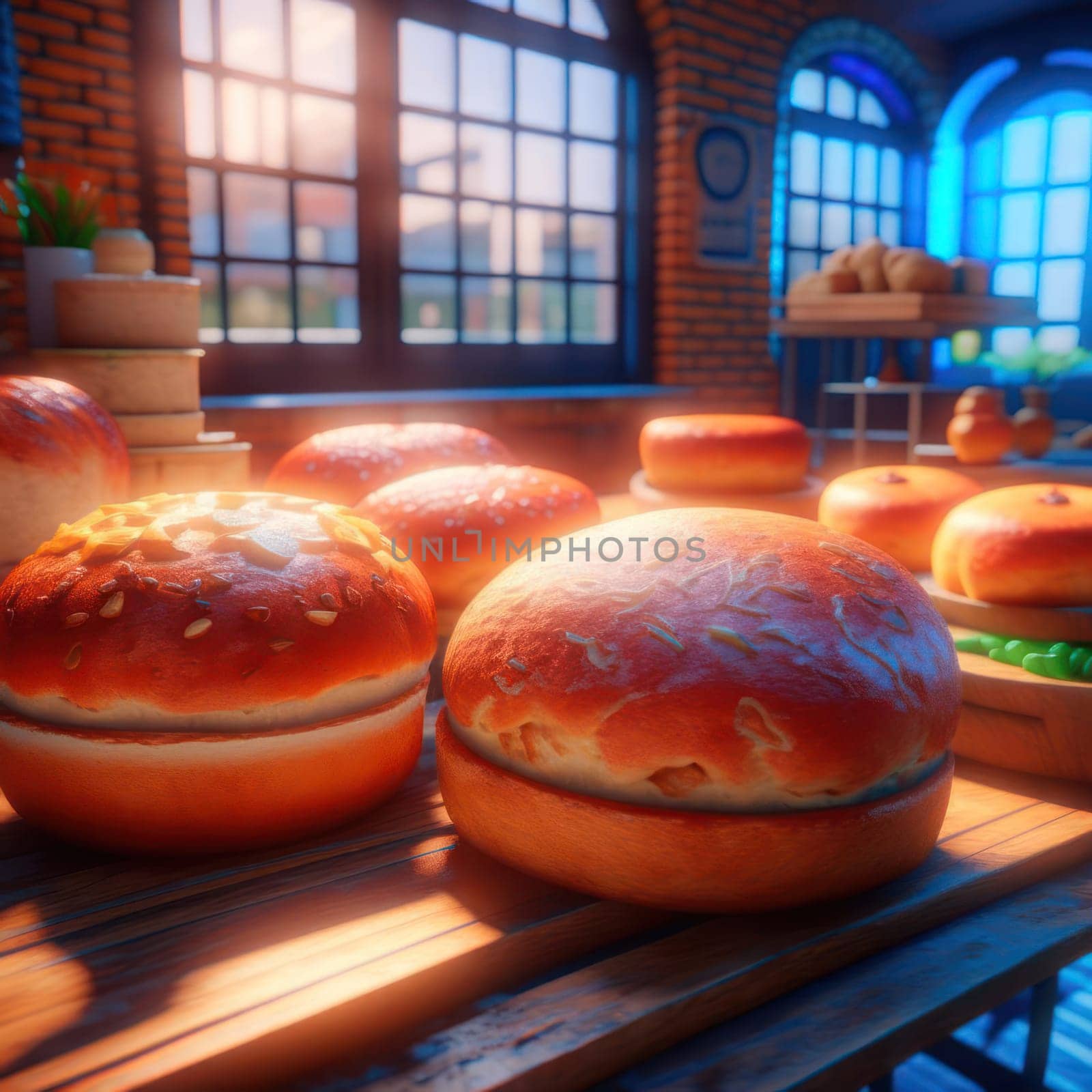 Buns. Image created by AI by nolimit046