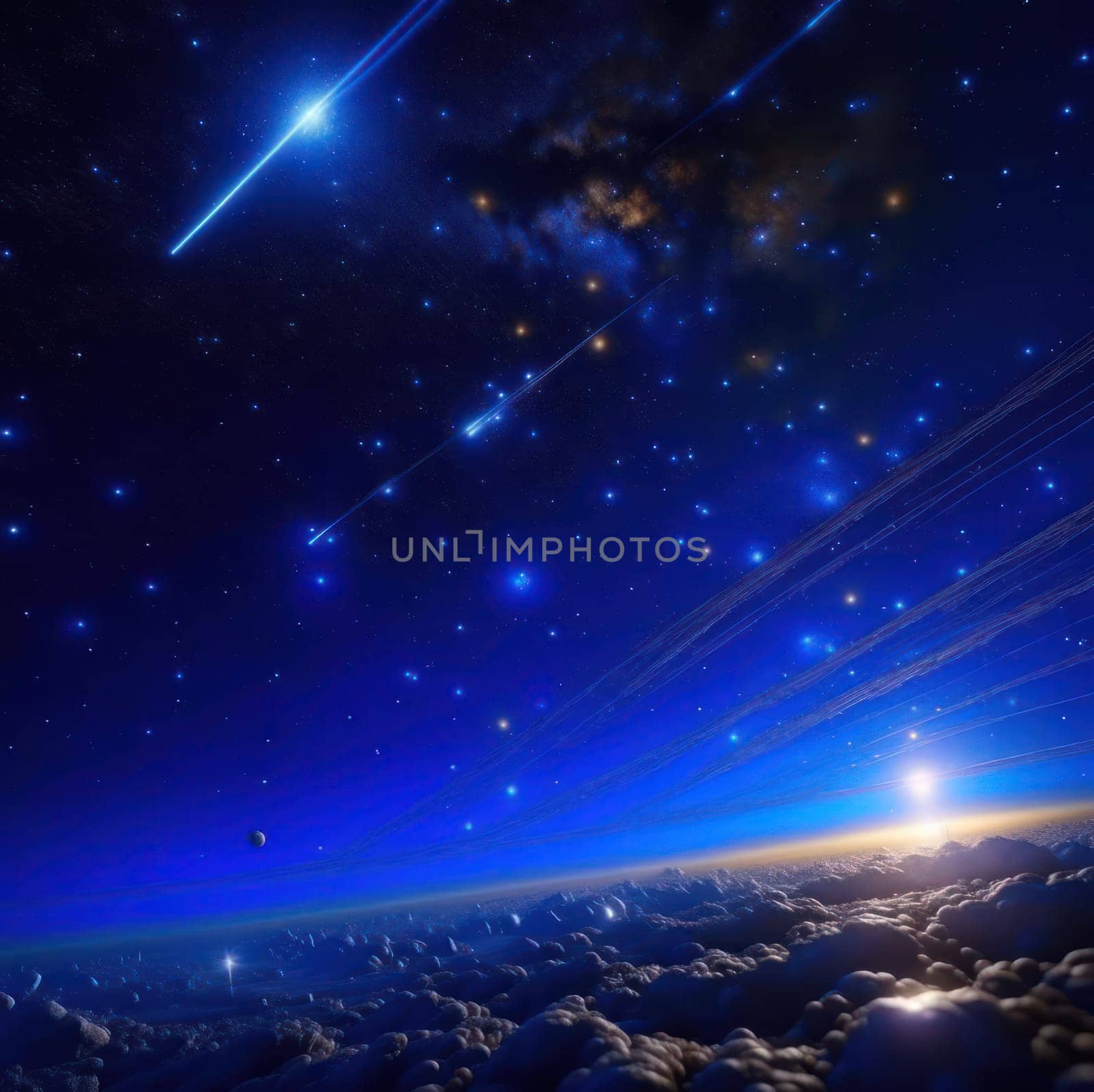 Starry sky. Image created by AI