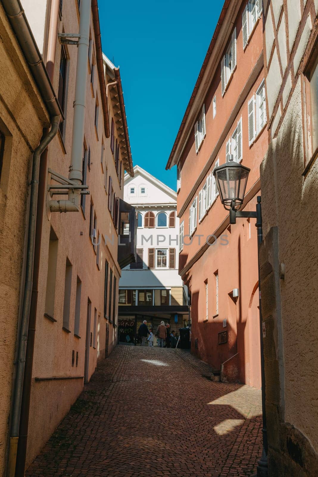 Old national German town house in Bietigheim-Bissingen, Baden-Wuerttemberg, Germany, Europe. Old Town is full of colorful and well preserved buildings. by Andrii_Ko