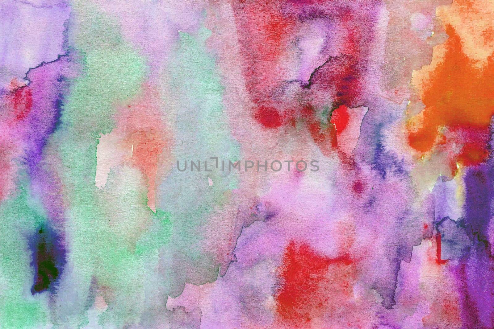 Multicolored watercolor paper background texture